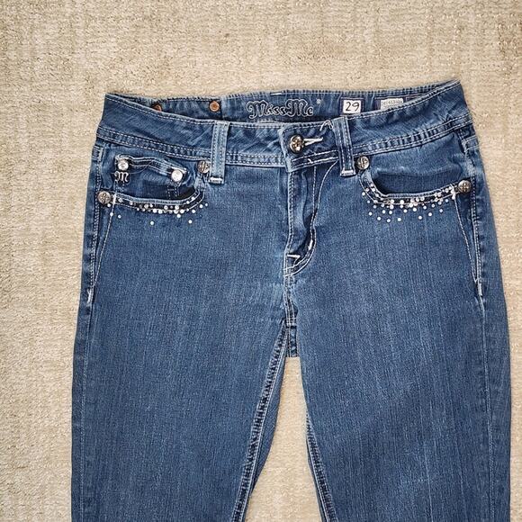 Miss Me Gem Embellished Jeggings Women's Size 29 - Picture 2 of 9